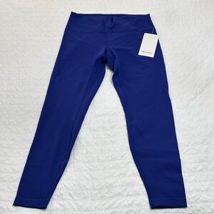 Lululemon Athletica Wunder Train Vibrant Blue Leggings